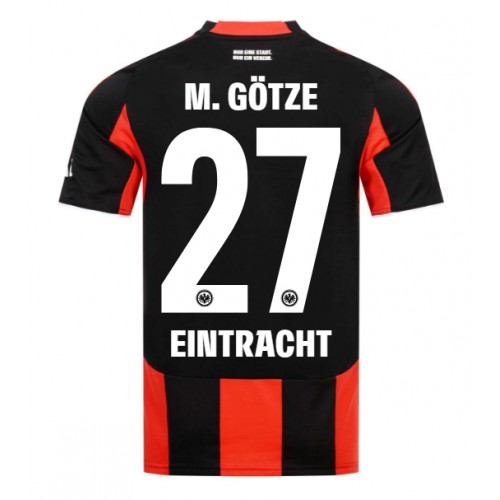 Eintracht Frankfurt Mario Gotze #27 Replika Hemmatröja 2025-26 Kortärmad Eintracht Frankfurt Mario Gotze #27 Replika Hemmatröja 2025-26 Kortärmad